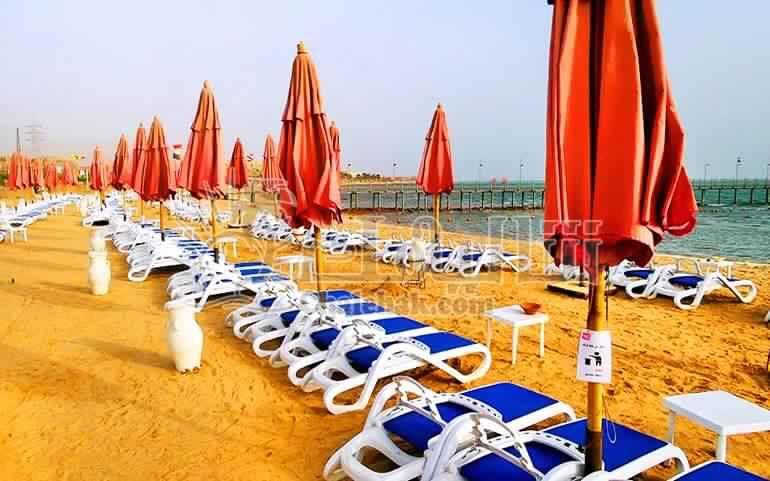 شاليه بحديقه اول صف علي البحر مباشر عائلي فقطChalet Porto South Beach Sea View عين السخنة المظهر الخارجي الصورة